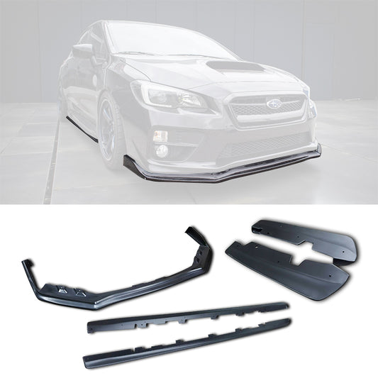CS款套裝組 前下巴+側裙+後下巴 2014-2017 Subaru WRX/STI