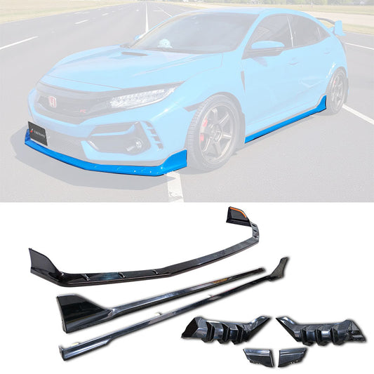 M款套裝組 前下巴+後下巴+側裙 2017-2021 Civic Typer FK8