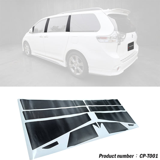 ABC柱 Carbon 貼紙 2011-2020 Toyota Sienna