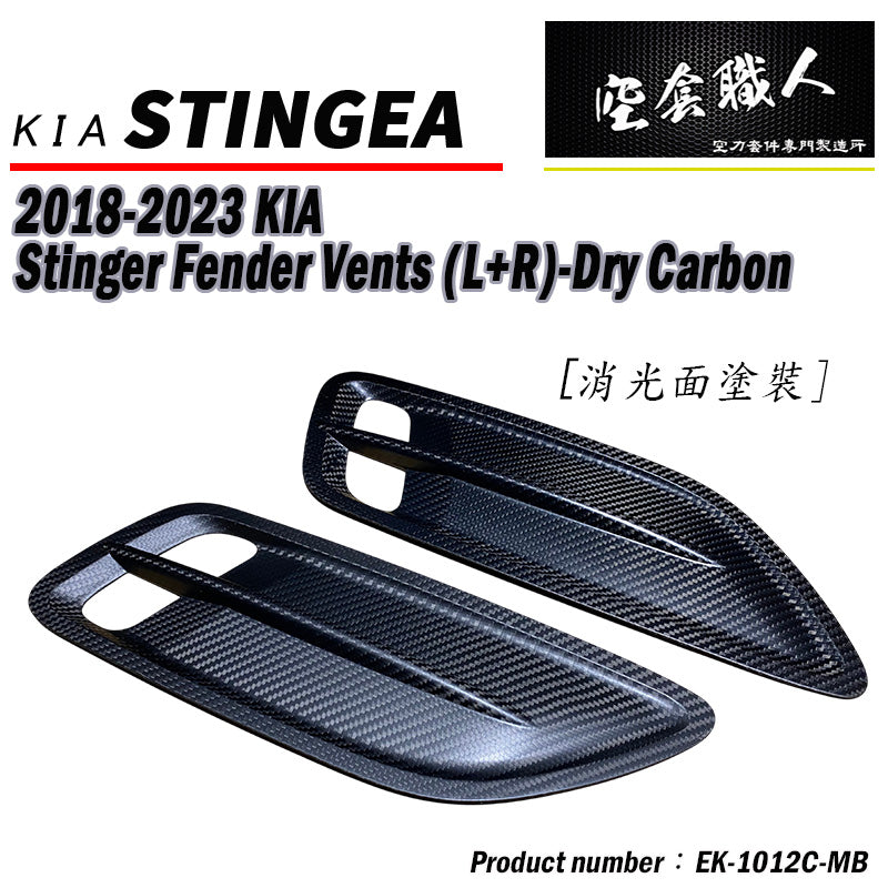 引擎蓋飾板 碳纖維 Dry Carbon 2018-2023 Kia Stinger