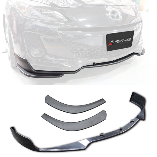 OEM款日規樣式前下巴+二片式定風翼 2013-2014 Mazda 3 4門/5門