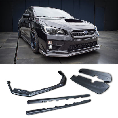 CS款套裝組 前下巴+側裙+後下巴 2014-2017 Subaru WRX/STI