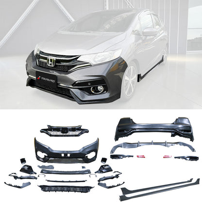 RS樣式 前保桿+後保桿+側裙 2014-2020 Honda Fit