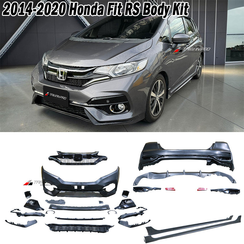 RS樣式 前保桿+後保桿+側裙 2014-2020 Honda Fit