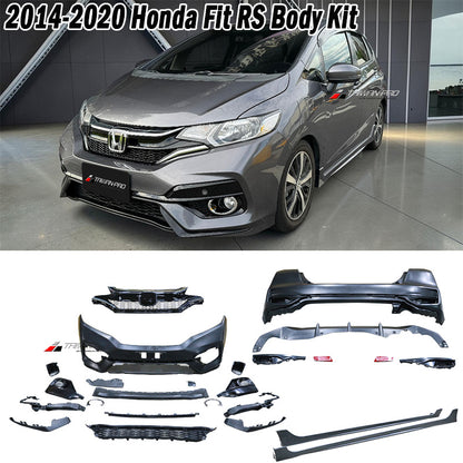 RS樣式 前保桿+後保桿+側裙 2014-2020 Honda Fit