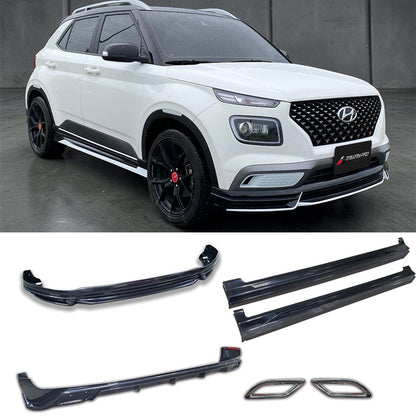 MP套裝組 前下巴+側裙+後下巴 2021-2025  Hyundai Venue