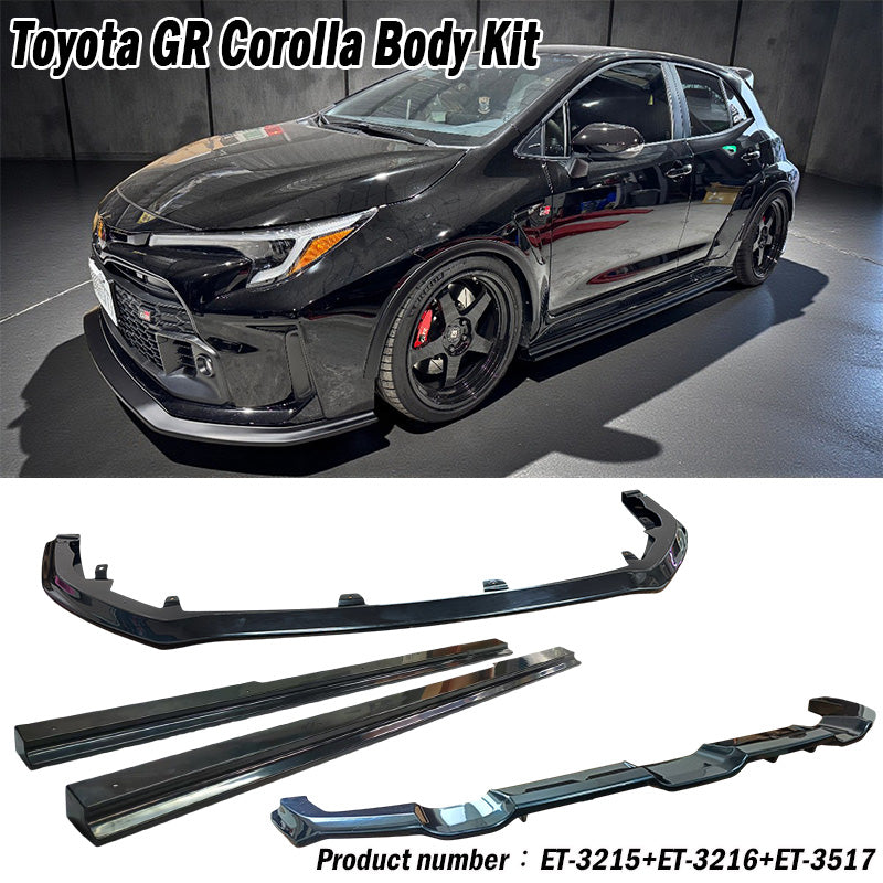 套裝組 前下巴+後下巴+側裙 2022-2024 Toyota GR Corolla
