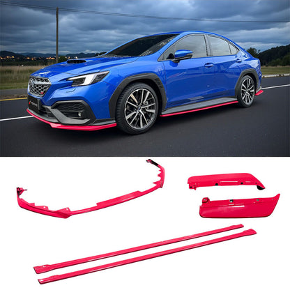 ST款套裝組 前下巴+側裙+後下巴 +後擾流板 2022-2026 Subaru WRX