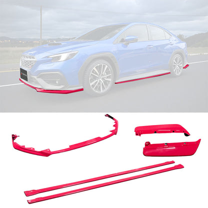 ST款套裝組 前下巴+側裙+後下巴 +後擾流板 2022-2026 Subaru WRX