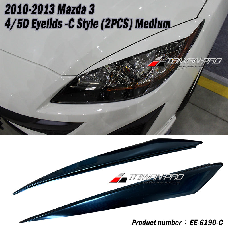 燈眉 4款 2010-2014 Mazda 3 4/5門