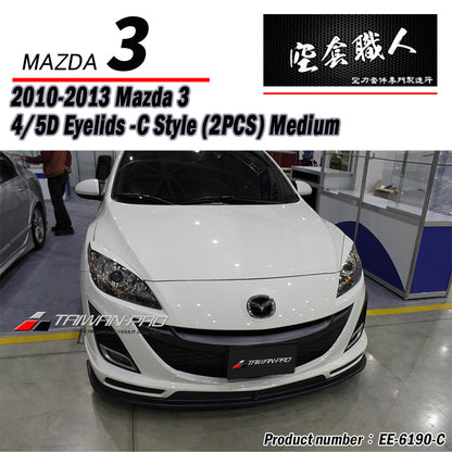燈眉 4款 2010-2014 Mazda 3 4/5門