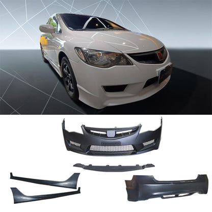 T-R前保+水罩+側裙+後保 2006-2011 Honda Civic