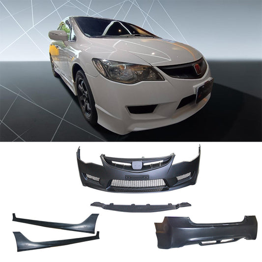 T-R前保+水罩+側裙+後保 2006-2011 Honda Civic