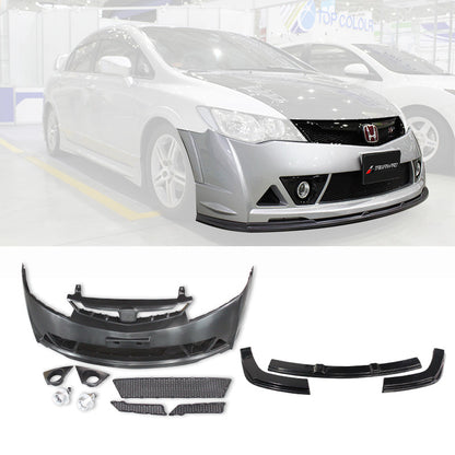 RR式樣前保桿總成 2006-2011 Honda Civic