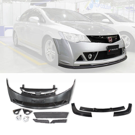 RR式樣前保桿總成 2006-2011 Honda Civic