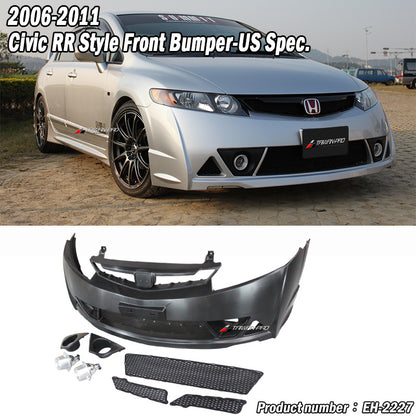 RR式樣前保桿總成 2006-2011 Honda Civic 美規