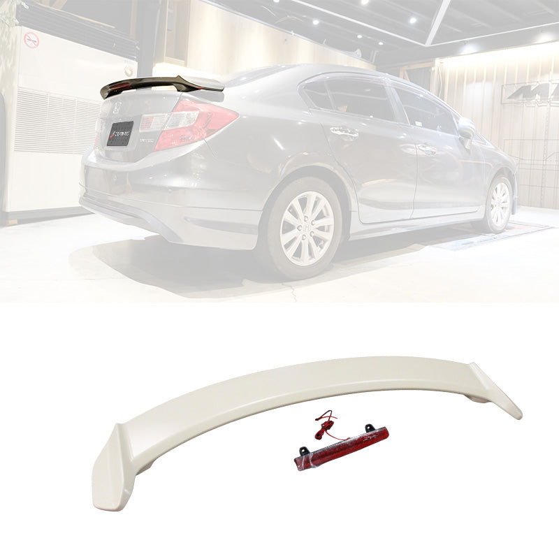 低腳尾翼+LED燈 2012-2015 Honda Civic