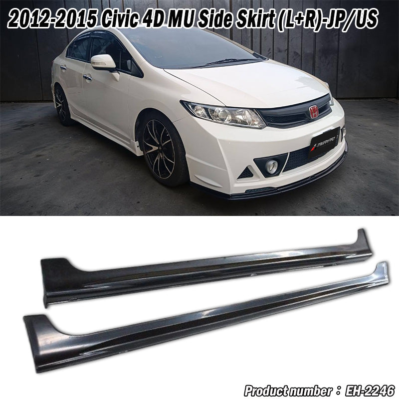 RR式樣前保桿總成+RR後中包+MU側裙 2012-2015 Honda Civic