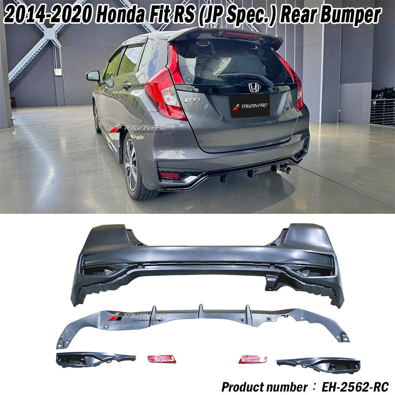RS樣式 前保桿+後保桿+側裙 2014-2020 Honda Fit