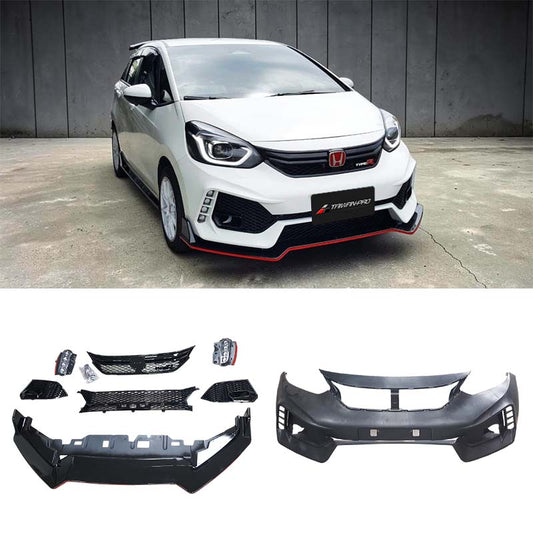 T-R款 前保險桿含日行燈PP 2021-2023 Honda Fit