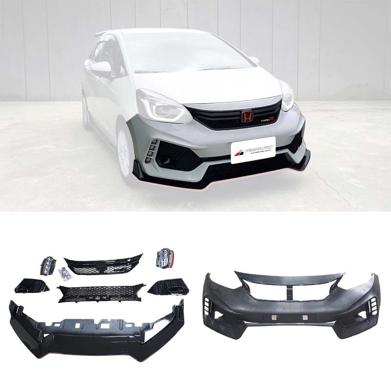T-R款 前保險桿含日行燈PP 2021-2023 Honda Fit