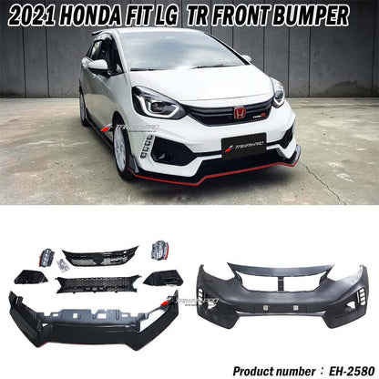 T-R款 前保險桿含日行燈PP 2021-2023 Honda Fit