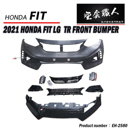 T-R款 前保險桿含日行燈PP 2021-2023 Honda Fit