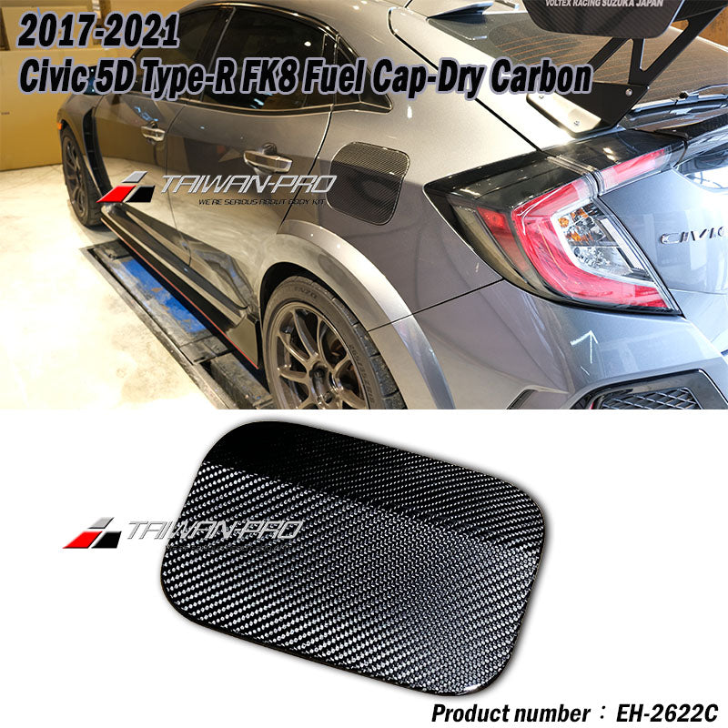 油箱蓋飾蓋 碳纖維 Dry Carbon 2017-2021 Civic Typer FK8