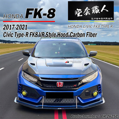 VR款引擎蓋 碳纖維 Carbon Fiber 2017-2021 Civic Typer FK8