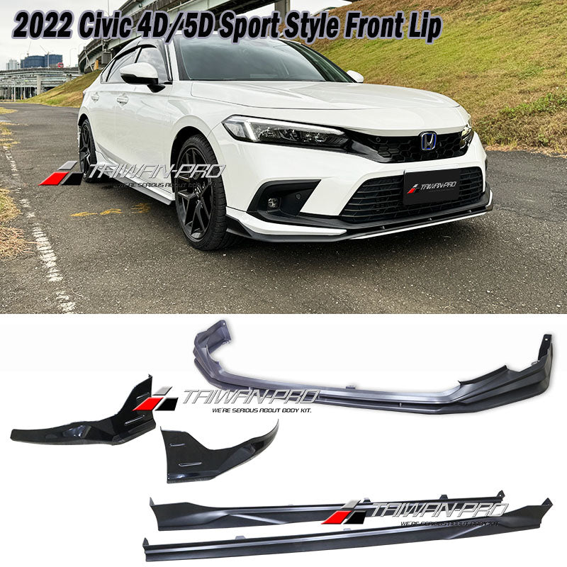 Sport 款套裝組 前中包+後中包+側裙 2022-2026 Honda Civic 4門/5門