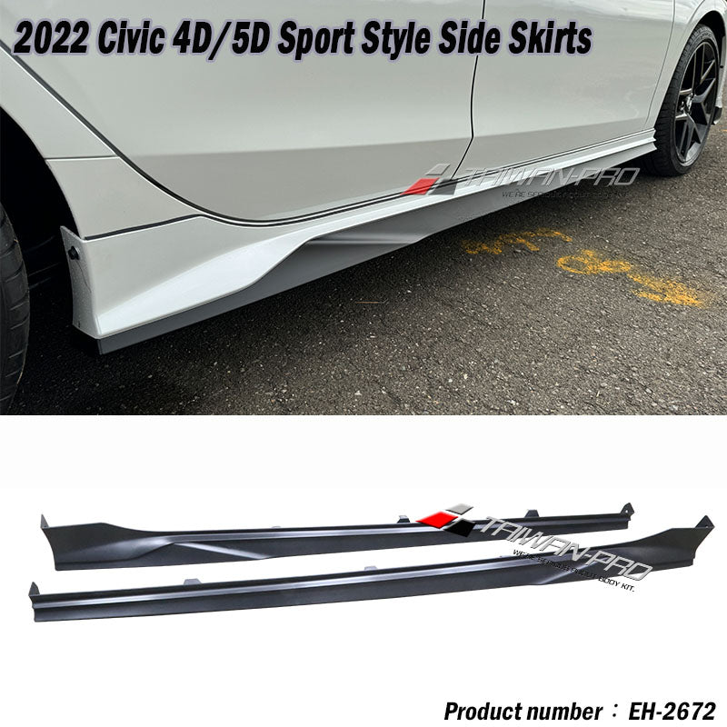Sport 款套裝組 前中包+後中包+側裙 2022-2026 Honda Civic 4門/5門