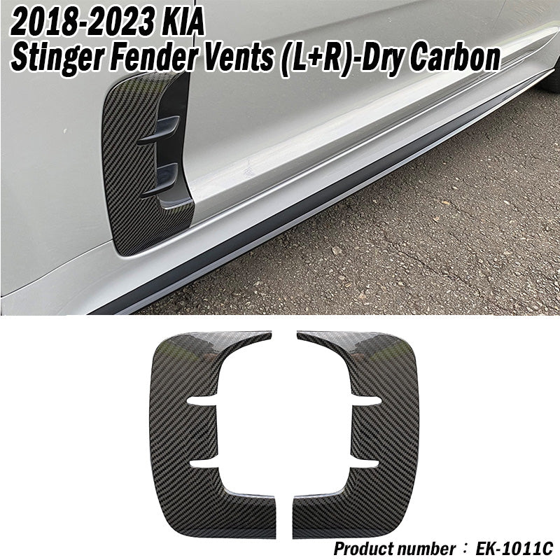 葉子板飾板 碳纖維 Dry Carbon 2018-2023 Kia Stinger