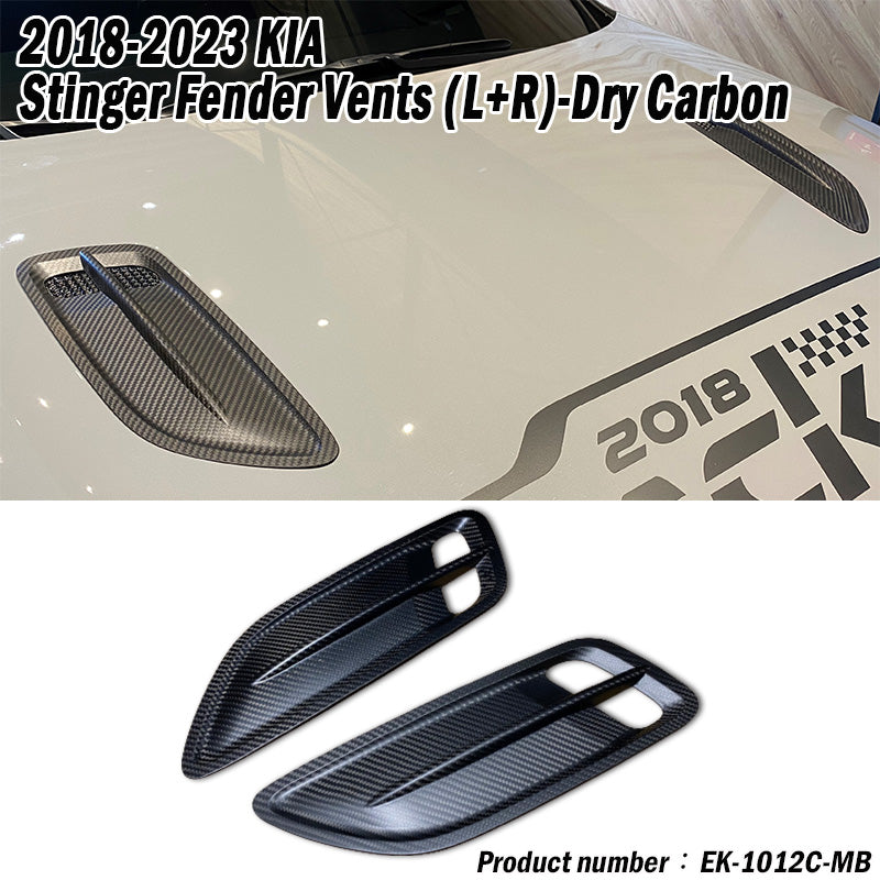 引擎蓋飾板 碳纖維 Dry Carbon 2018-2023 Kia Stinger