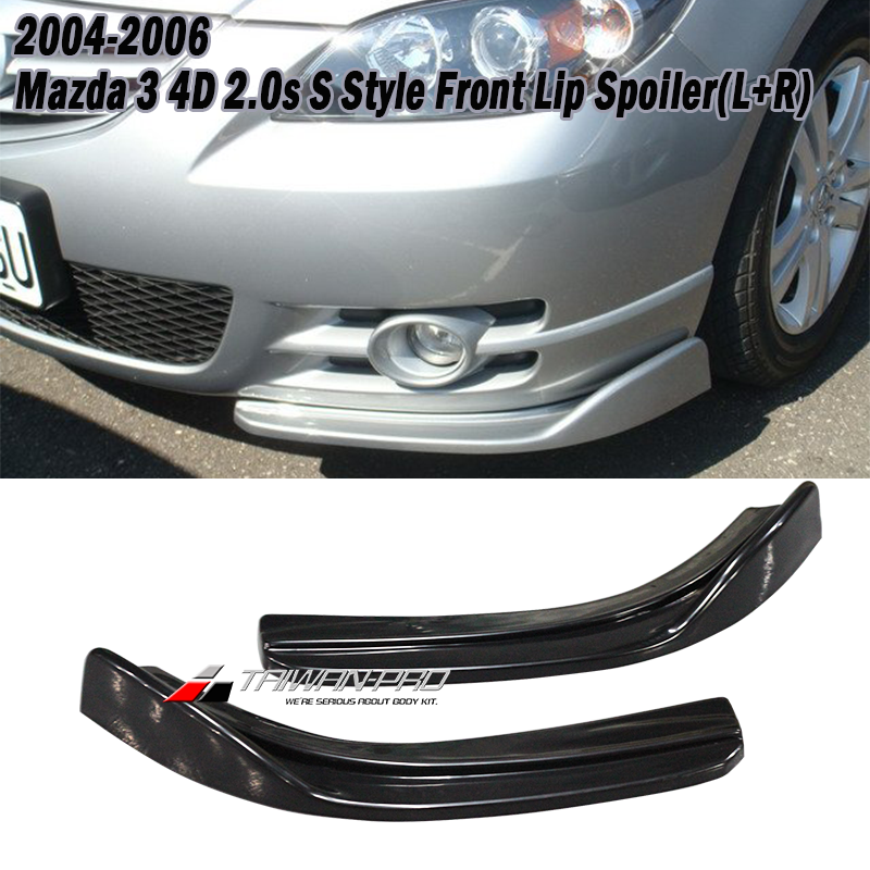 2.0 S 車款二片式定風翼下巴 2004-2006 Mazda 3
