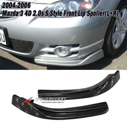 2.0 S 車款二片式定風翼下巴 2004-2006 Mazda 3