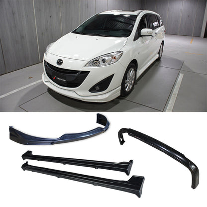 K款套裝組 前下巴+側裙+後下巴 2012-2016 Mazda 5