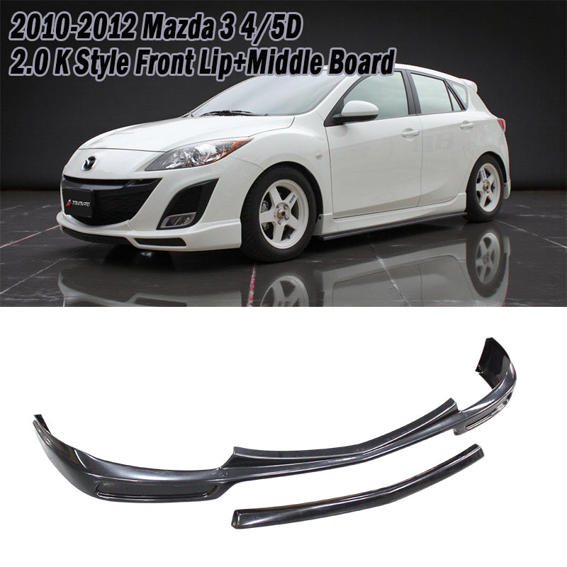 K款前下巴+中板 2010-2012 Mazda 3 4門/5門