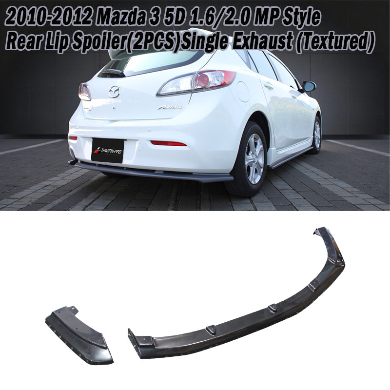 MP款三片式後下定風翼  2010-2012 Mazda 3 5門