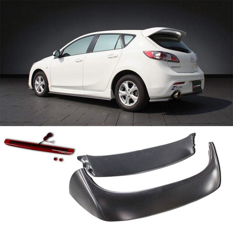 MP款尾翼 ABS / 碳纖維 Carbon Fiber/ABS 2010-2014 Mazda 3 5門