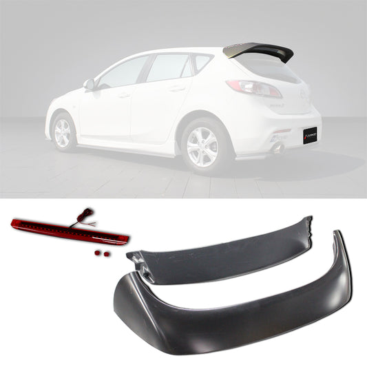 MP款尾翼 ABS / 碳纖維 Carbon Fiber/ABS 2010-2014 Mazda 3 5門