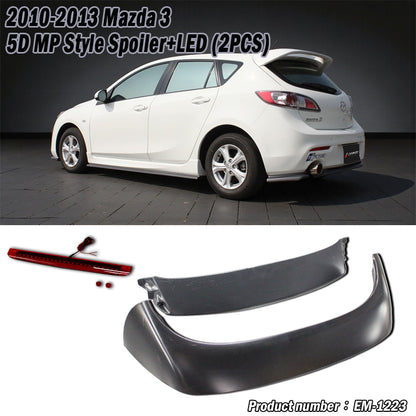 MP款尾翼 ABS / 碳纖維 Carbon Fiber/ABS 2010-2014 Mazda 3 5門