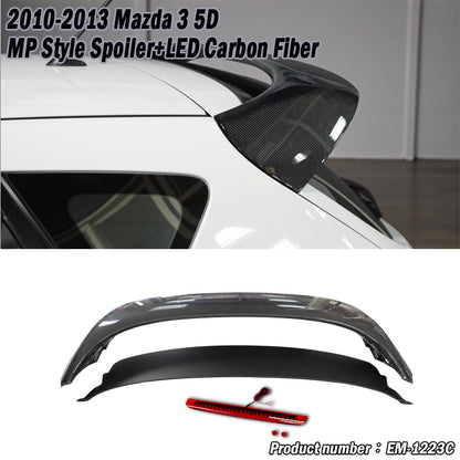MP款尾翼 ABS / 碳纖維 Carbon Fiber/ABS 2010-2014 Mazda 3 5門
