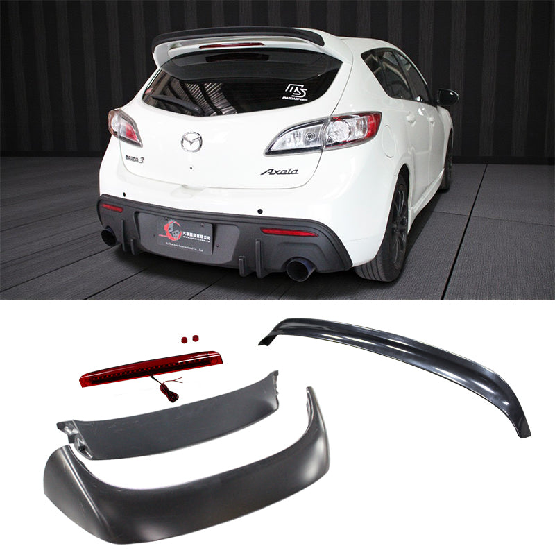 MP款尾翼 ABS / 碳纖維 Carbon Fiber/ABS 2010-2014 Mazda 3 5門