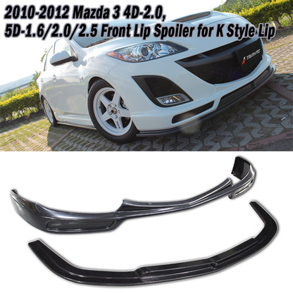 K款前下巴+定風翼 2010-2012 Mazda 3 4門/5門
