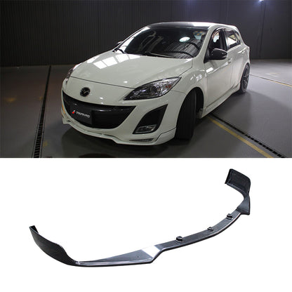 OEM款日規樣式前下巴+二片式定風翼 2010-2012 Mazda 3 4門/5門