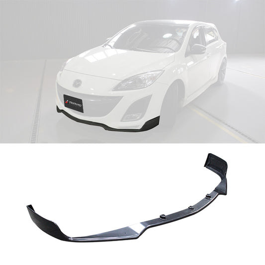 OEM款日規樣式前下巴+二片式定風翼 2010-2012 Mazda 3 4門/5門