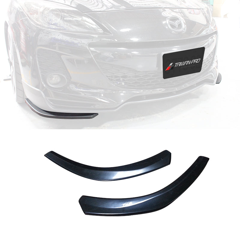 OEM款日規樣式前下巴+二片式定風翼 2010-2012 Mazda 3 4門/5門