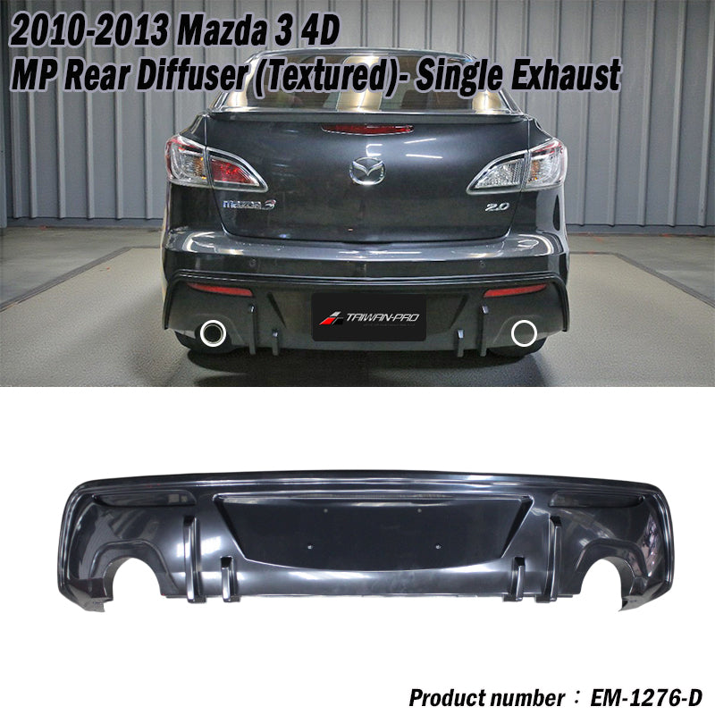 MP后飾板  2010-2014 Mazda 3 4門