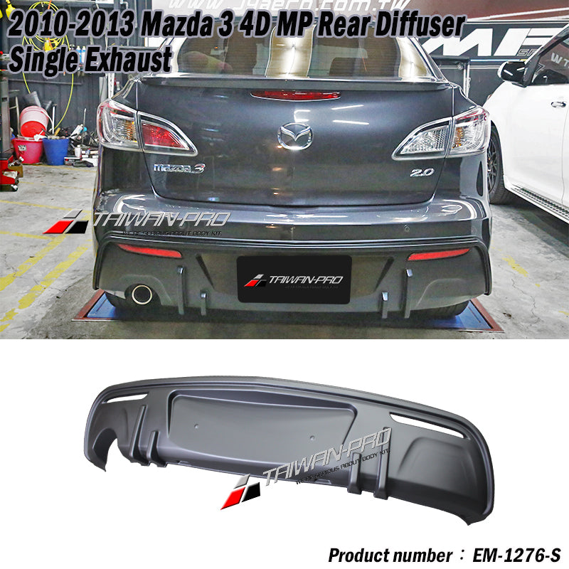 MP后飾板  2010-2014 Mazda 3 4門