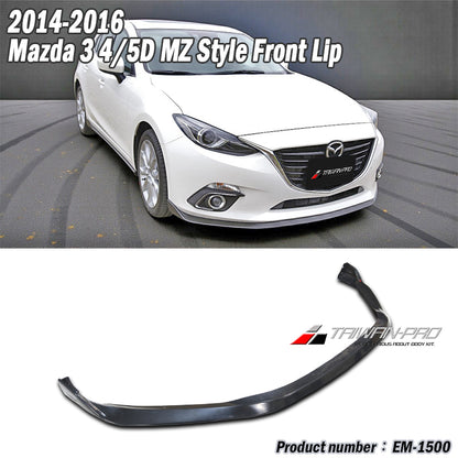 MZ款定風翼前下巴  2015-2016 Mazda 3 4門/5門